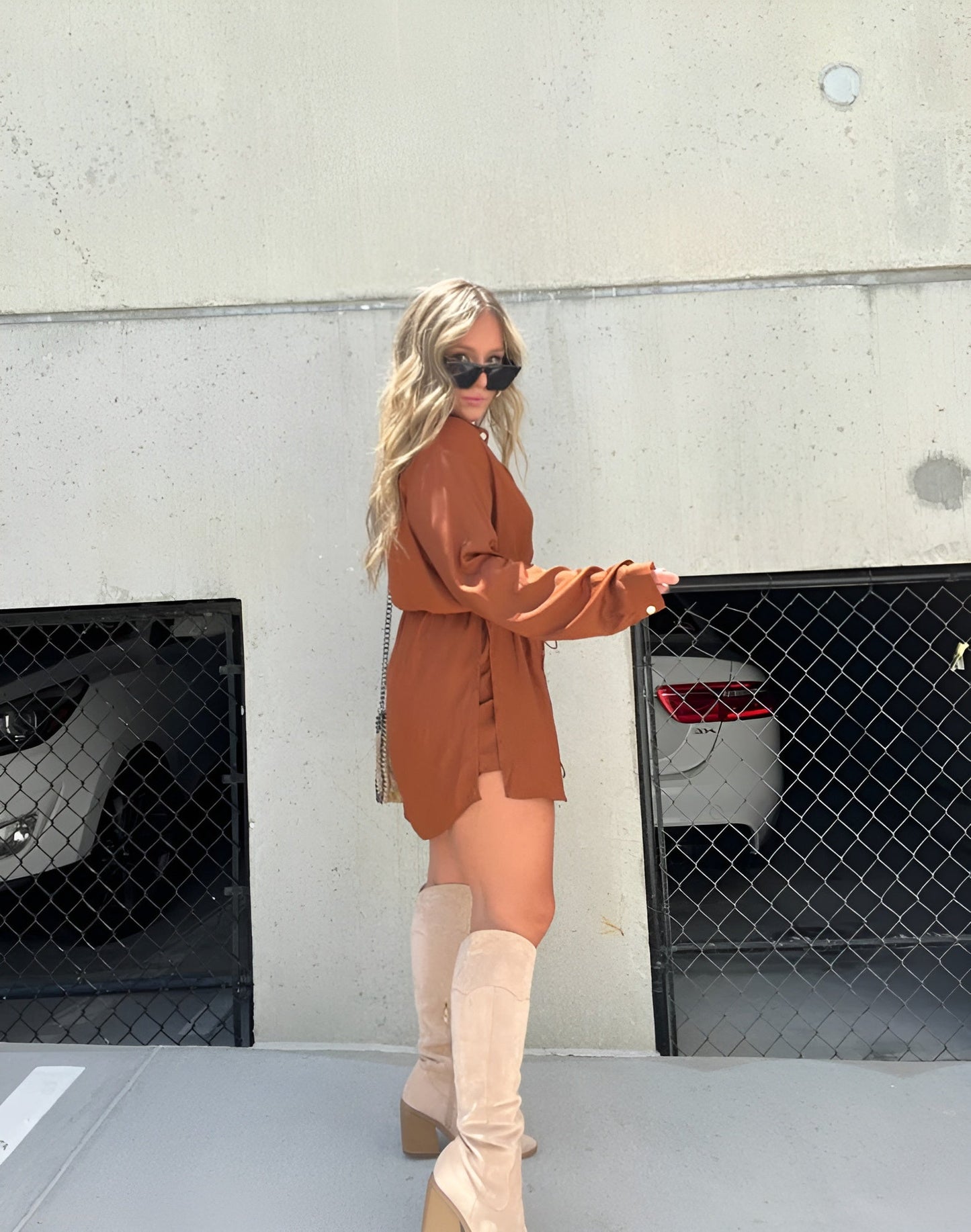 Van Elst Mode® | Trendy Satijnen Romper Jurk