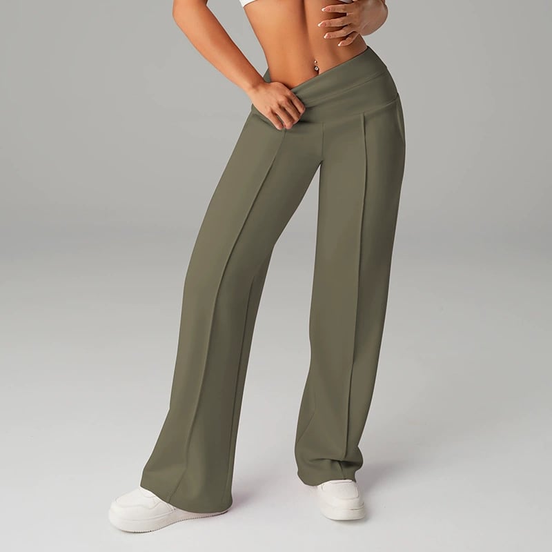 Van Elst Mode® | Casual Hoge Taille Wijde Broek