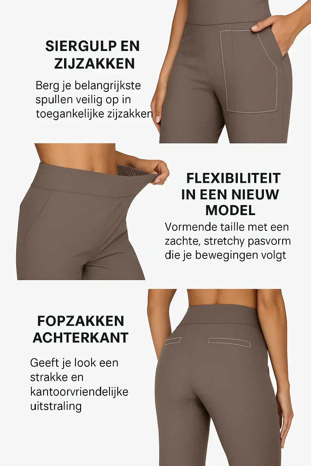 Van Elst Mode® | Comfortabele dames stretch broek (TIJDELIJK 1+1 GRATIS!)