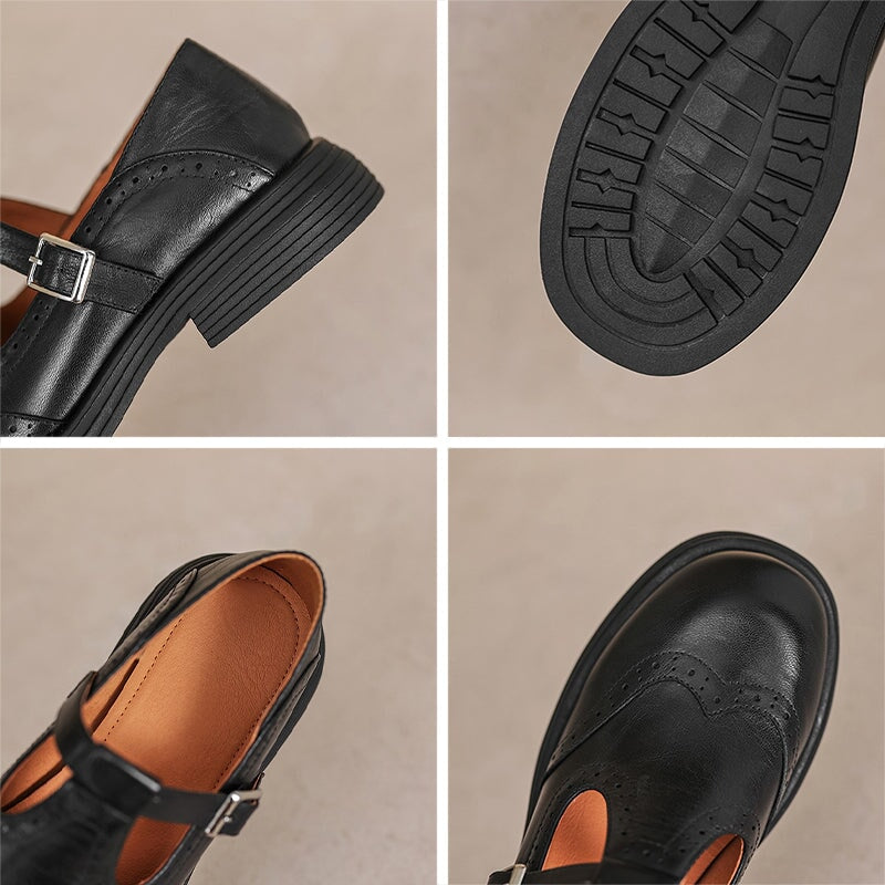 Van Elst Mode®| Elegante Everyday Leren Mary Janes