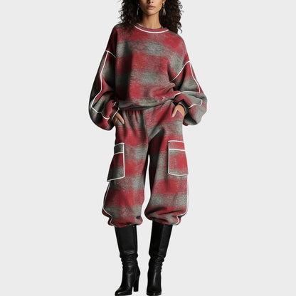 Van Elst Mode® | Jersey- en Broekset met ultiem comfort en flatterende look voor dagelijks en reizen