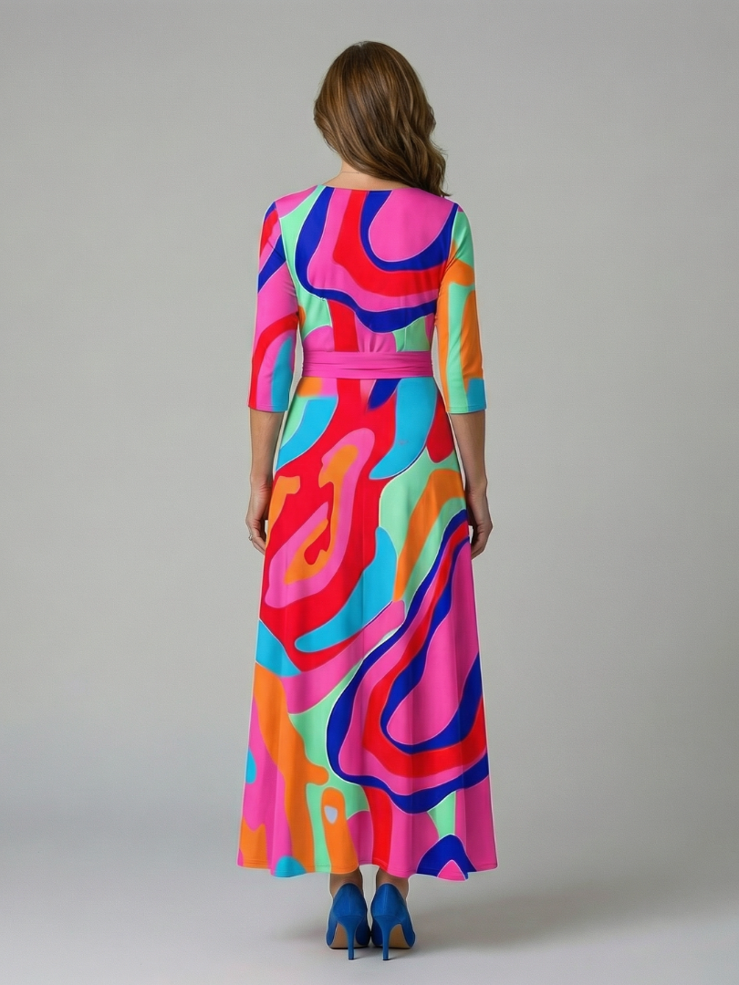 Van Elst Mode® | Elegante comfortabele jurk met luchtige stof