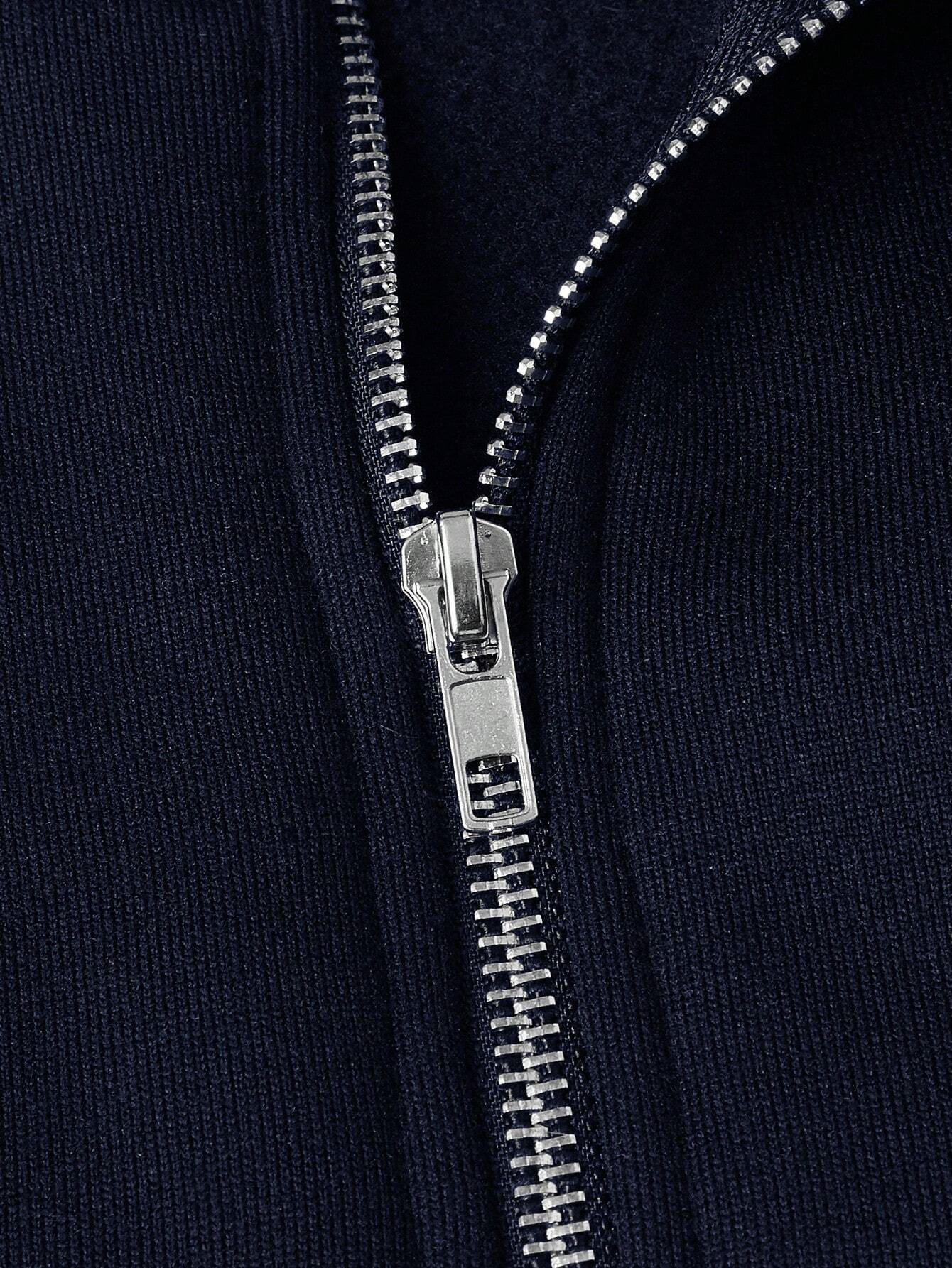 Van Elst Mode® | Zip-up met halve rits