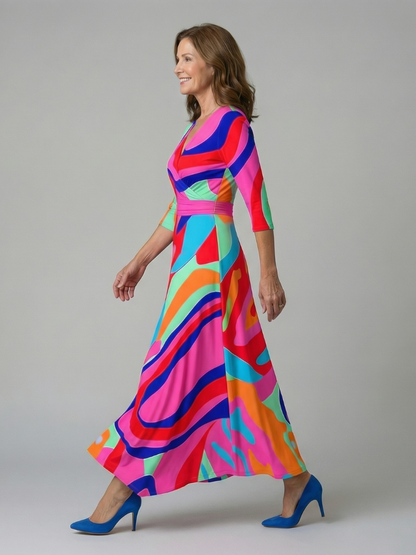 Van Elst Mode® | Elegante comfortabele jurk met luchtige stof