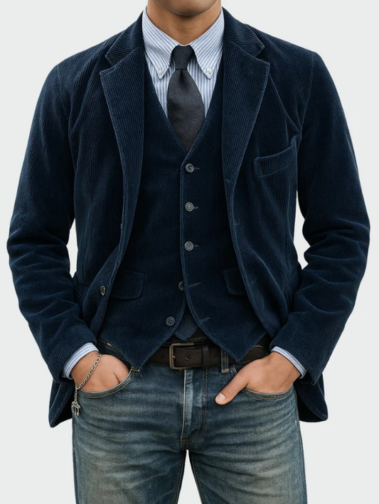 Van Elst Mode® | 2-DELIGE PAK: BLAZER EN VEST
