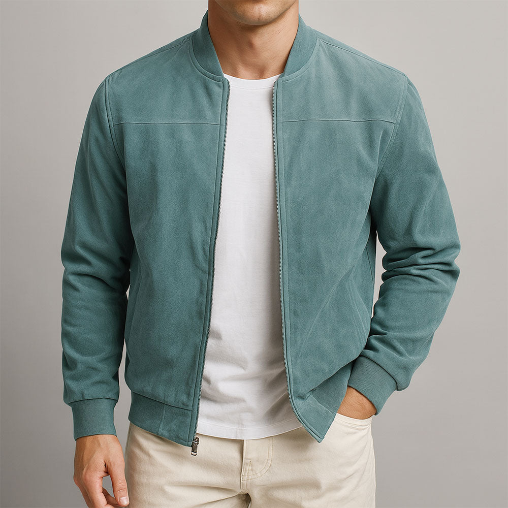 Van Elst Mode® | Comfortabele suèdejas voor heren