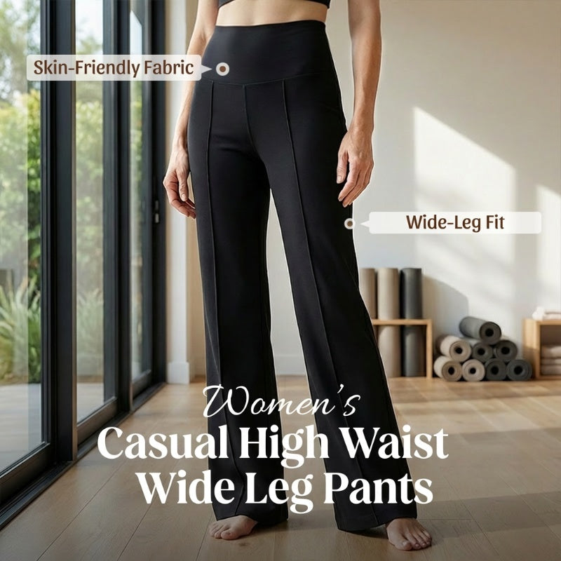 Van Elst Mode® | Casual Hoge Taille Wijde Broek