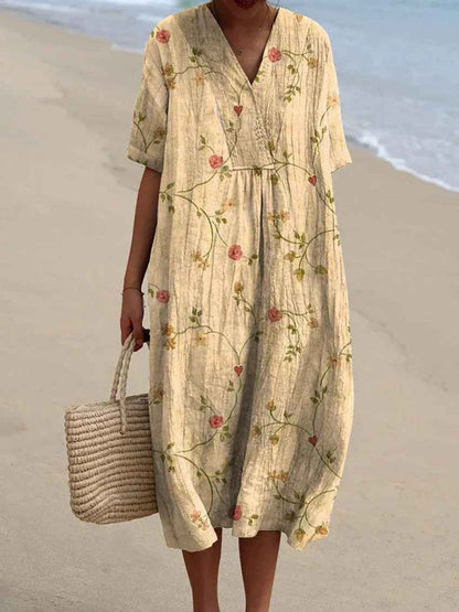 Van Elst Mode® | Zomerse bloemenprint jurk