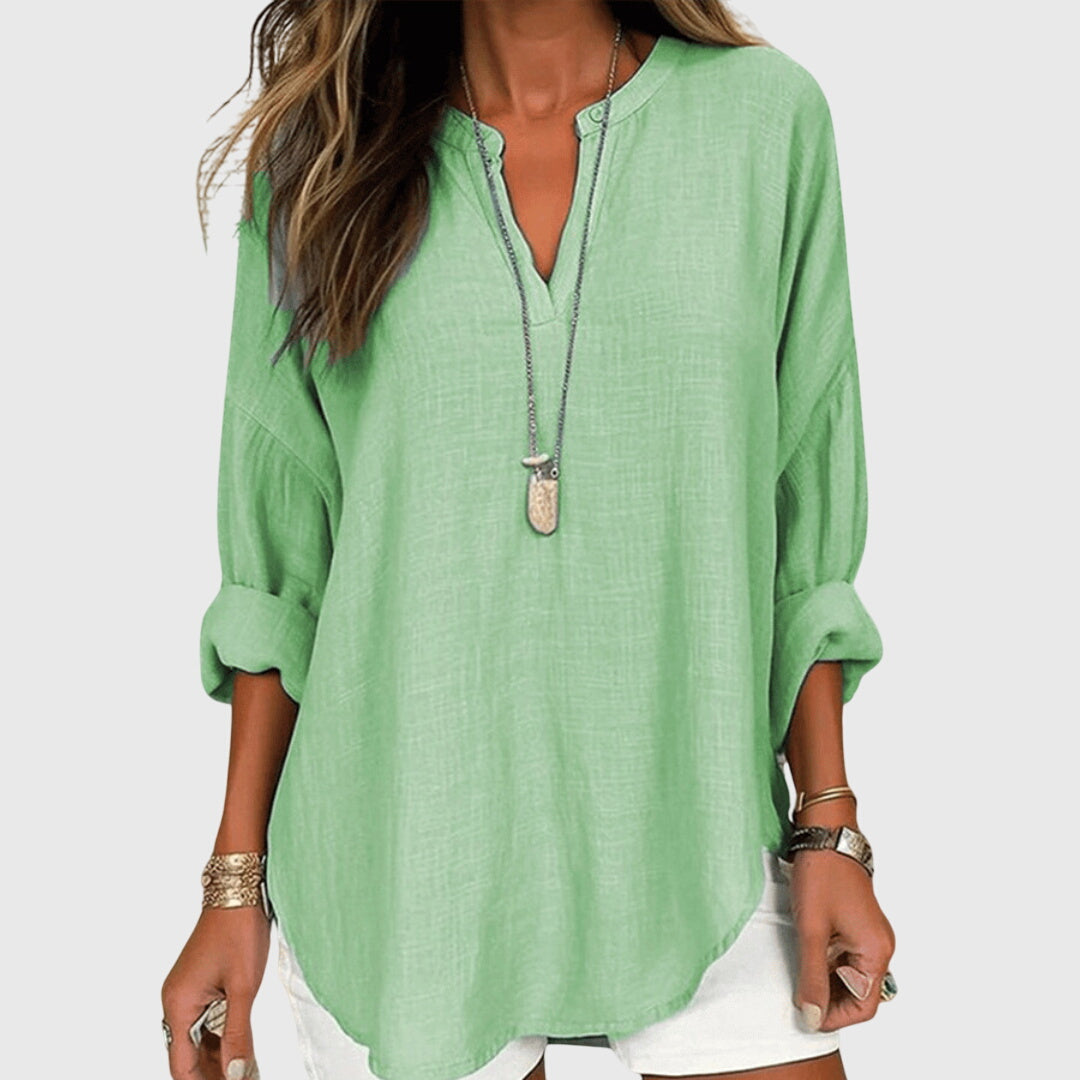 Van Elst Mode® | Lenara Elegante en Luchtige Strandblouse