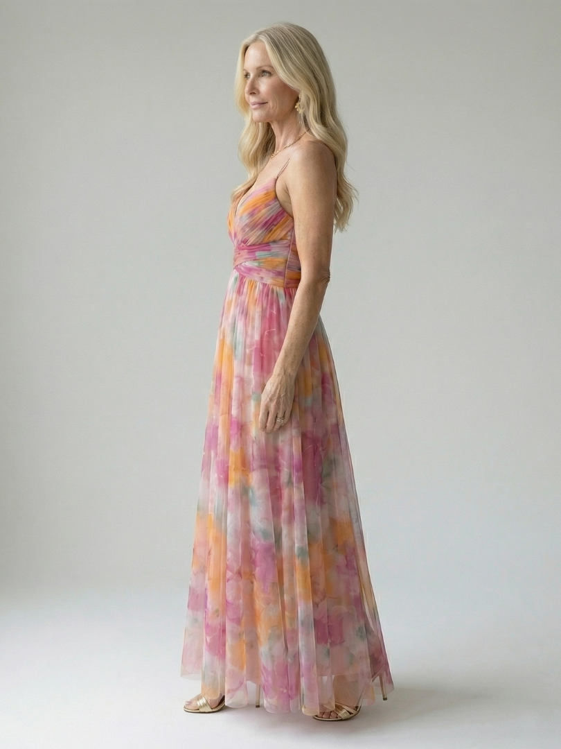 Van Elst Mode® | Comfortabele luchtige jurk met elegante afwerking