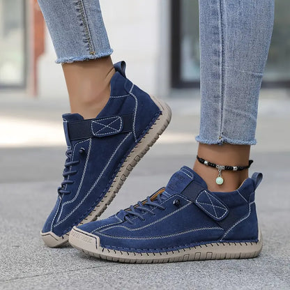 Van Elst Mode® | Orthopedische Sneakers met Brede Neus | Licht & Comfortabel