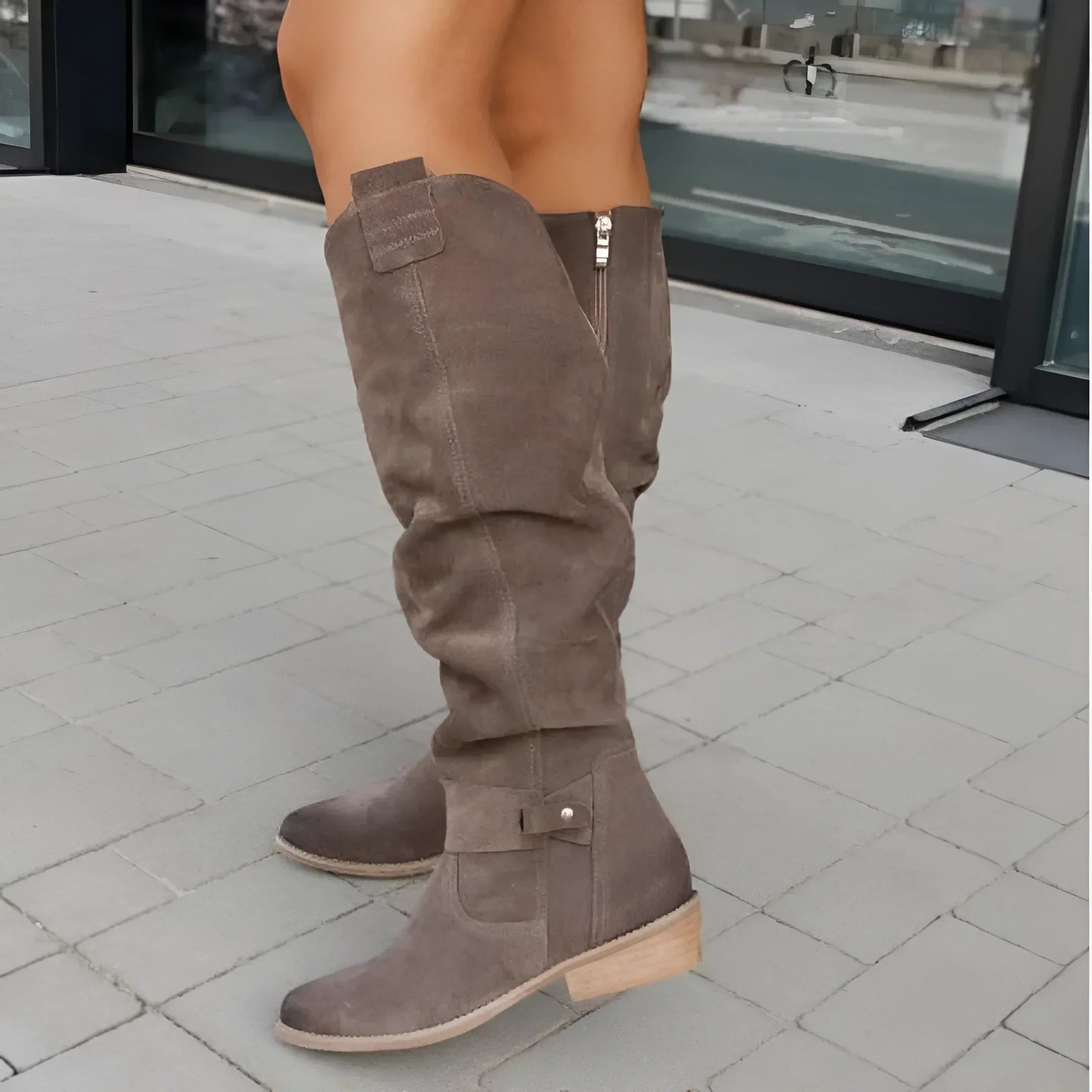 Van Elst Mode® | Stijlvolle Suède Knieboots
