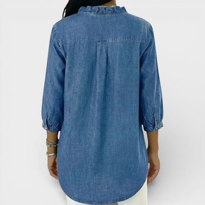 Van Elst Mode® | Elegante blouse met ruffles