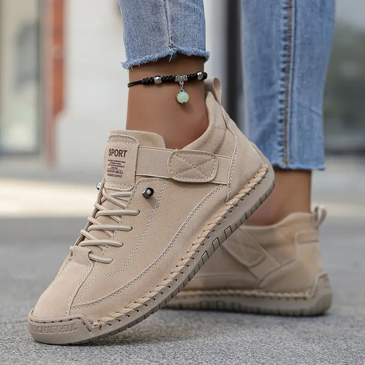 Van Elst Mode® | Orthopedische Sneakers met Brede Neus | Licht & Comfortabel