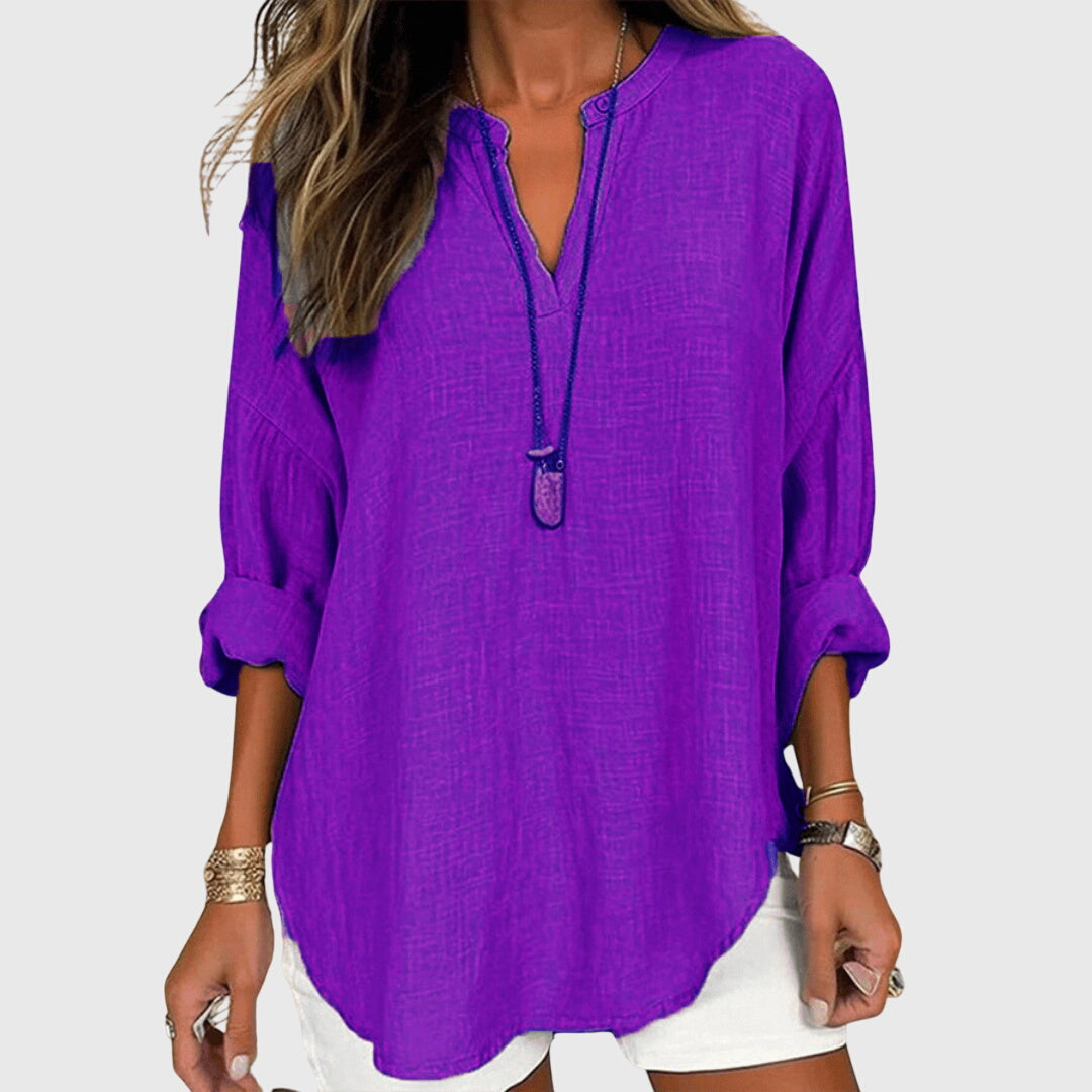 Van Elst Mode® | Lenara Elegante en Luchtige Strandblouse
