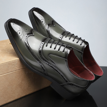 Van Elst Mode® | Wingtip Oxfords met Tijdloze Elegantie en Dagelijks Comfort voor Formele en Casual Looks