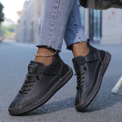 Van Elst Mode® | Orthopedische Sneakers met Brede Neus | Licht & Comfortabel