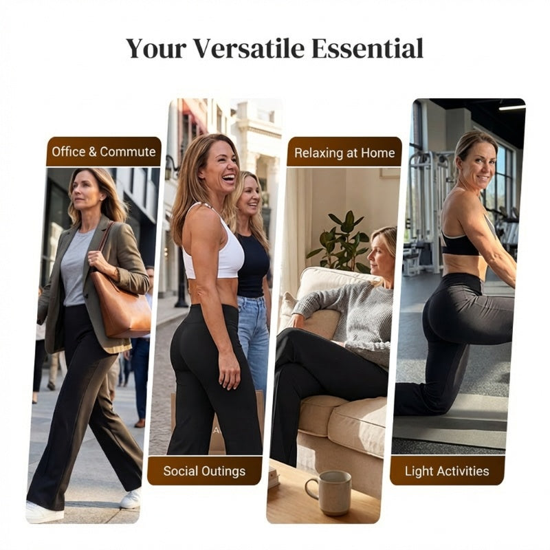 Van Elst Mode® | Casual Hoge Taille Wijde Broek