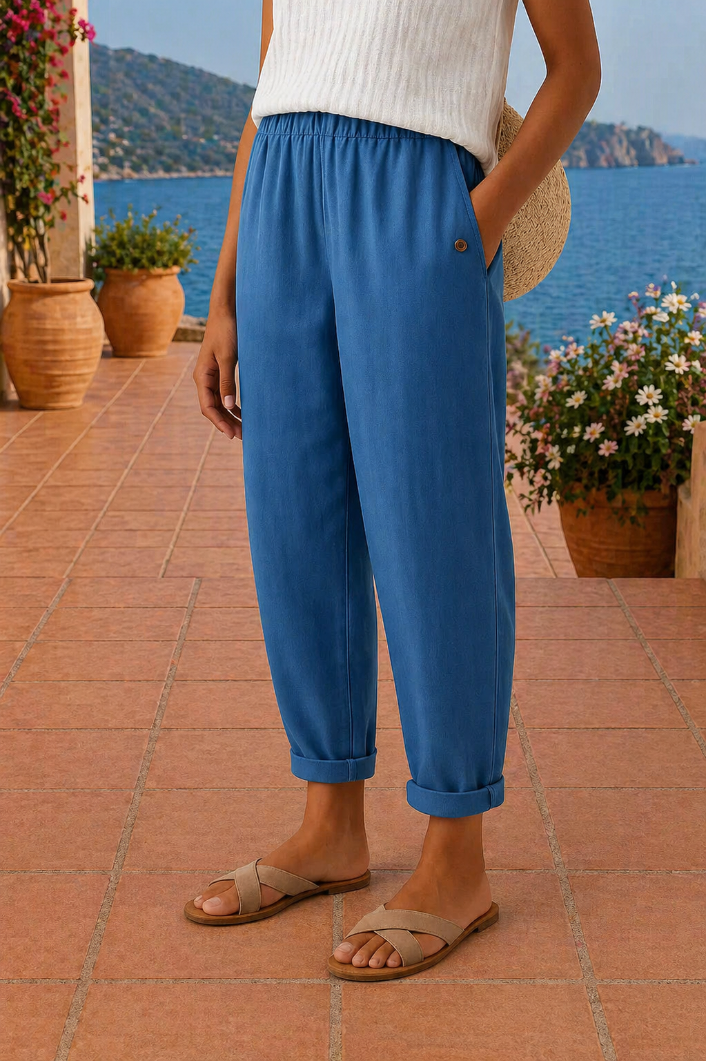 Van Elst Mode® | Luchtige Broek met Comfortabele Pasvorm