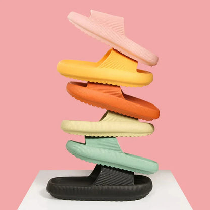 Van Elst Mode® | Floties Ultiem Comfort Slippers met Dikke Zool en Zachte Demping
