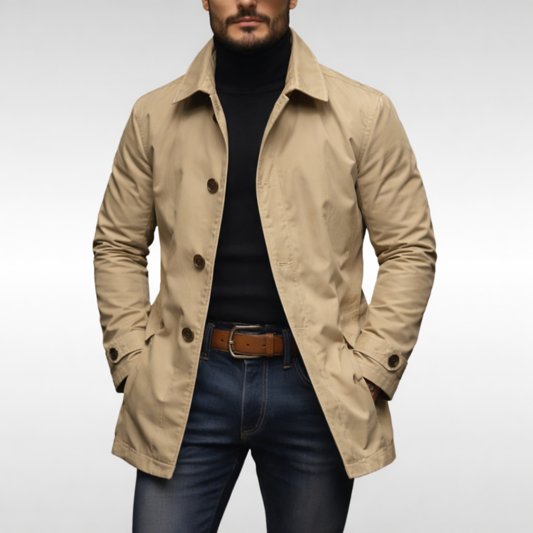 Van Elst Mode® | Comfortabele heren trenchcoat