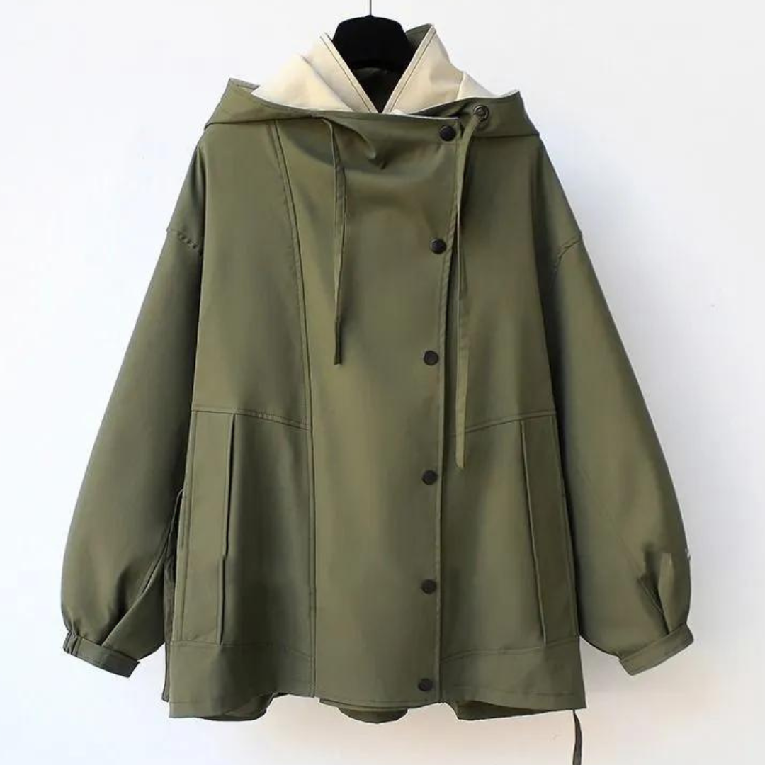 Van Elst Mode® | Moderne Tweekleurige Trenchcoat