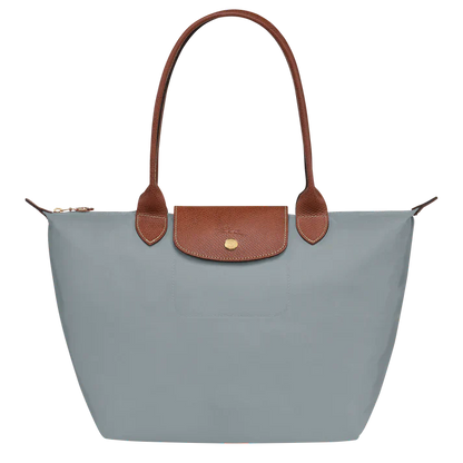 Longchamp - Medium Le Pliage Tote, Staal
