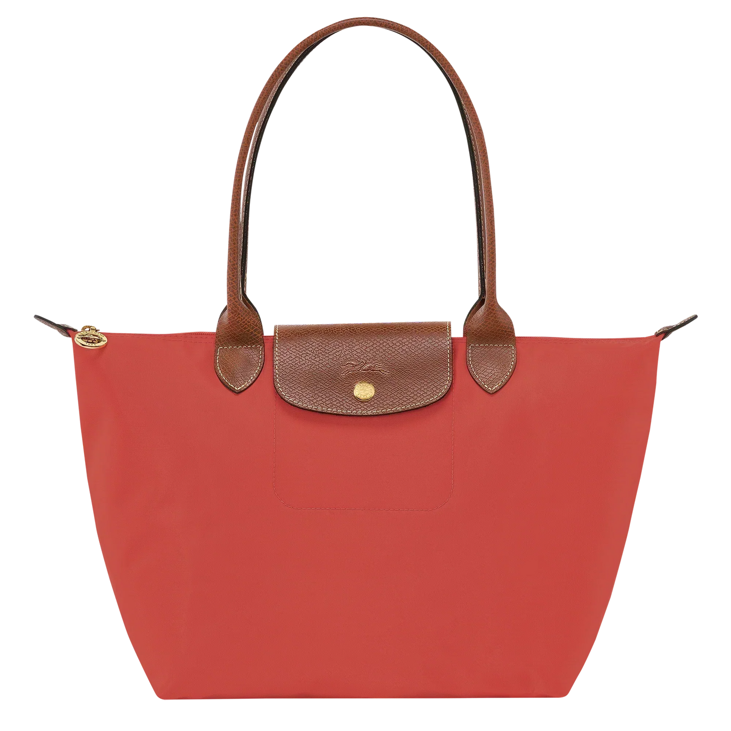 Longchamp - Medium Le Pliage Tote, Tomaat