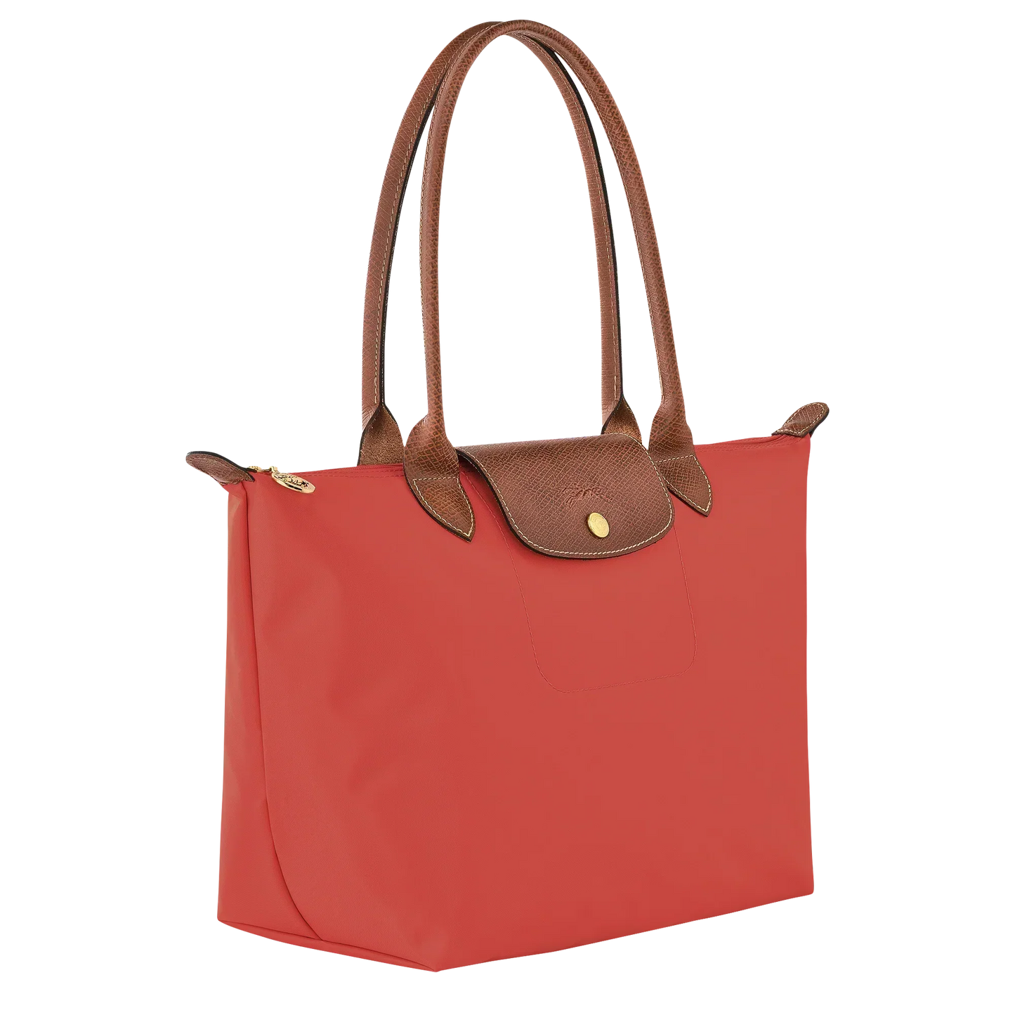 Longchamp - Medium Le Pliage Tote, Tomaat
