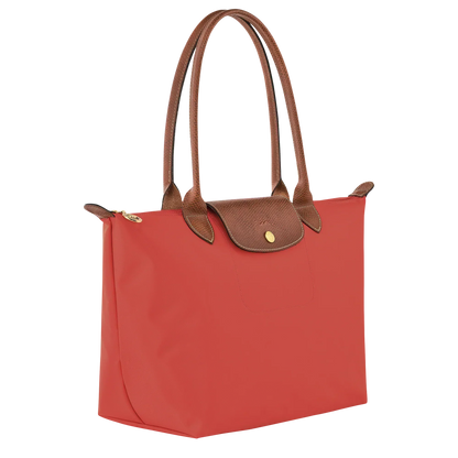 Longchamp - Medium Le Pliage Tote, Tomaat