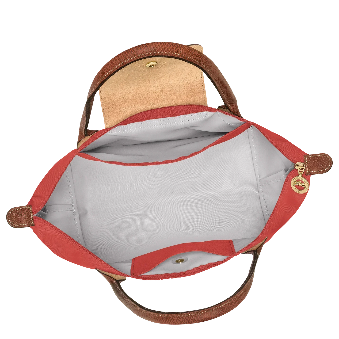 Longchamp - Medium Le Pliage Tote, Tomaat