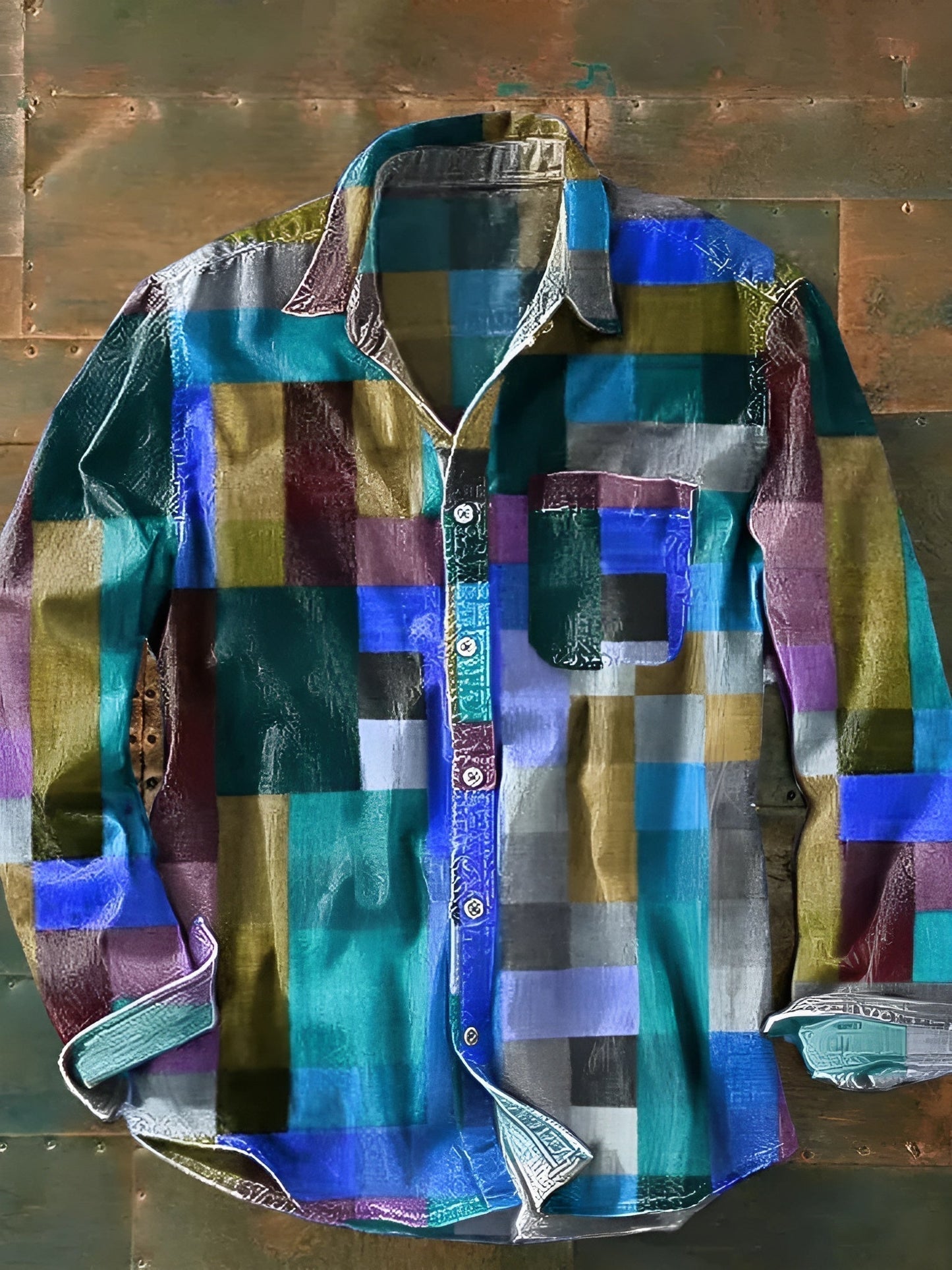 Van Elst Mode® | Comfortabel Patchwork Overhemd
