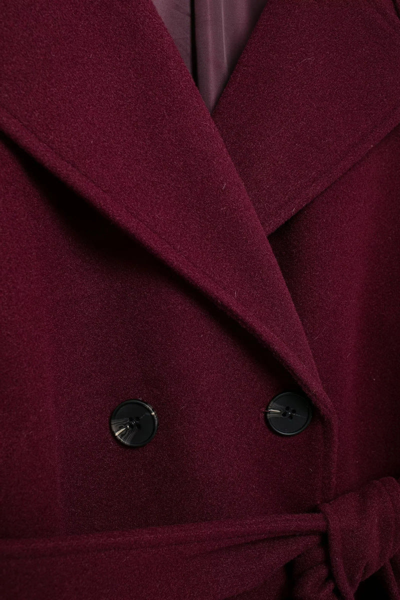Van Elst Mode® | Classy Burgundy Jas