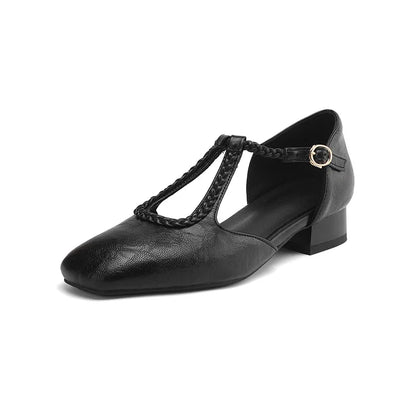 Van Elst Mode®| Retro Lederen Ballerina's