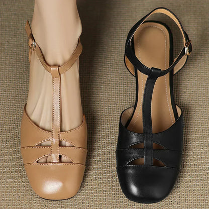 Van Elst Mode®| Vlechtleren Ballerina's