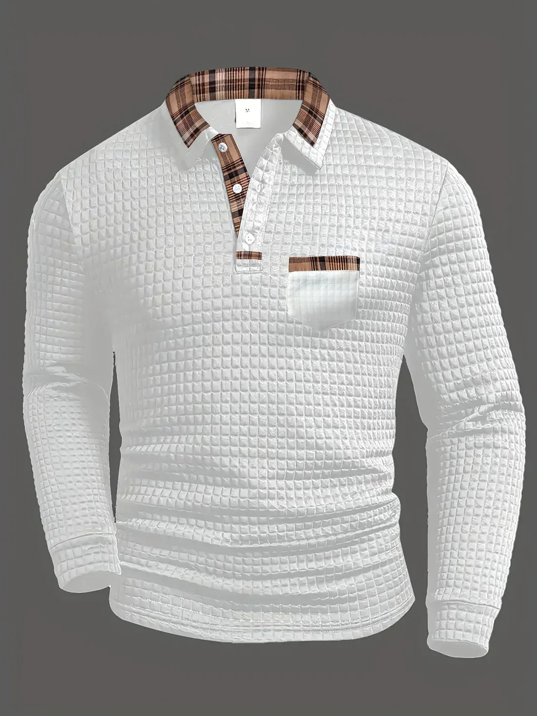 Van Elst Mode® | Comfortabele heren polo met lange mouw