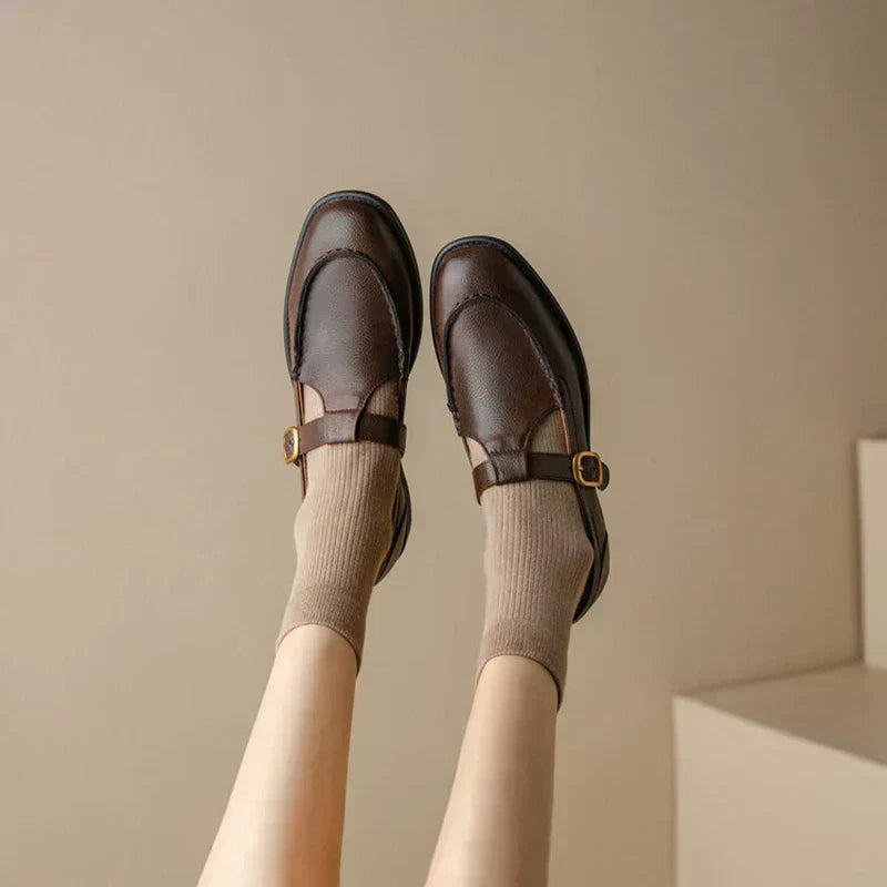 Van Elst Mode®| Retro-geïnspireerde Leren Schoenen