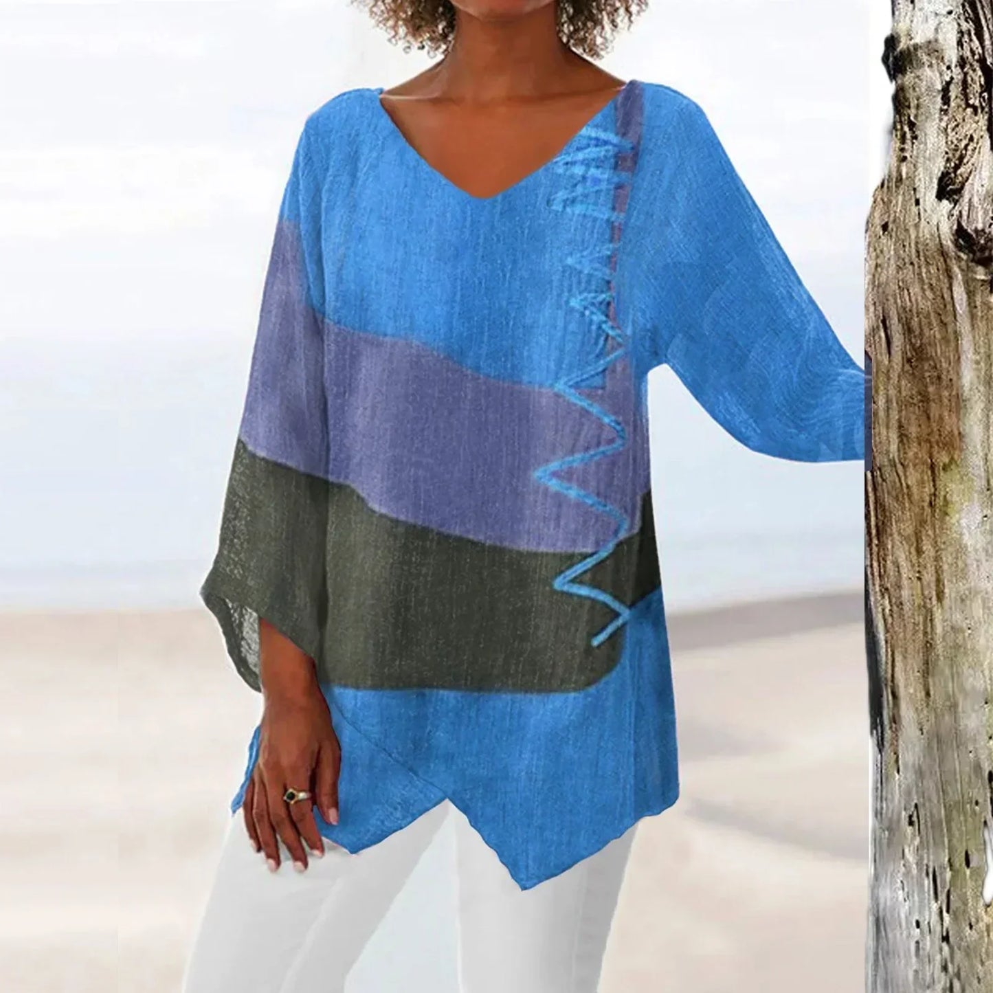 Van Elst Mode® | Elegante zomerblouse voor dames (TIJDELIJK 1+1 GRATIS!)