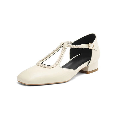 Van Elst Mode®| Retro Lederen Ballerina's
