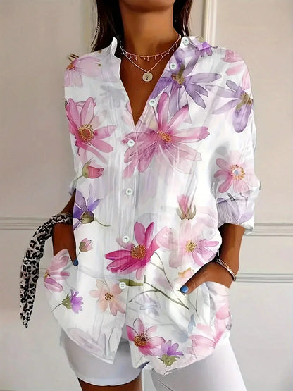 Van Elst Mode® | Kleurrijke blouse met speelse print