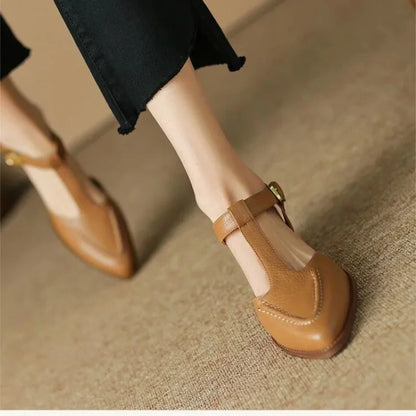 Van Elst Mode®| Klassieke Buckle Leren Schoenen