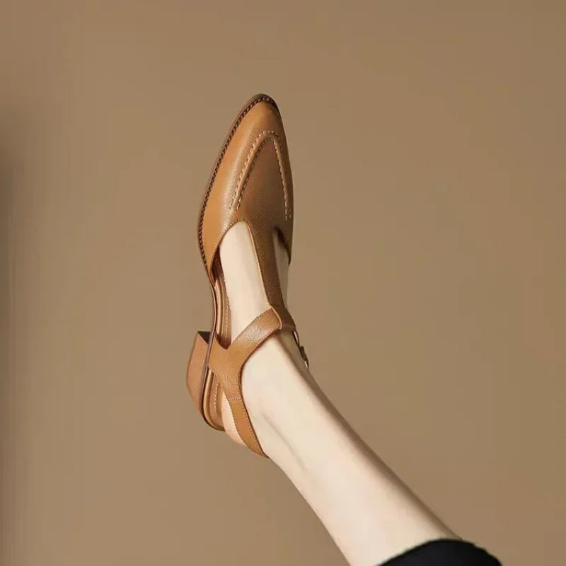 Van Elst Mode®| Klassieke Buckle Leren Schoenen