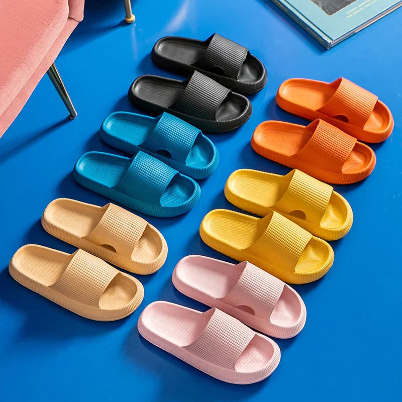 Van Elst Mode® | Floties Ultiem Comfort Slippers met Dikke Zool en Zachte Demping