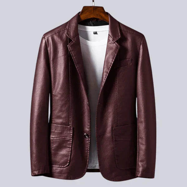 Van Elst Mode® | comfortabele lederen heren blazer