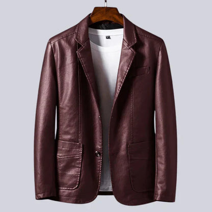 Van Elst Mode® | comfortabele lederen heren blazer