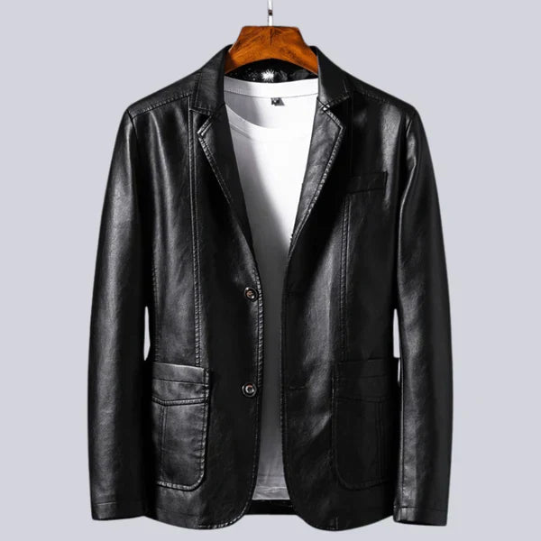Van Elst Mode® | comfortabele lederen heren blazer