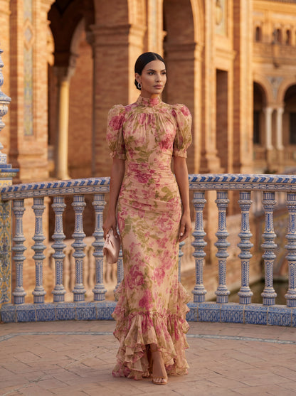 Van Elst Mode® | Elegante stralende dames jurk