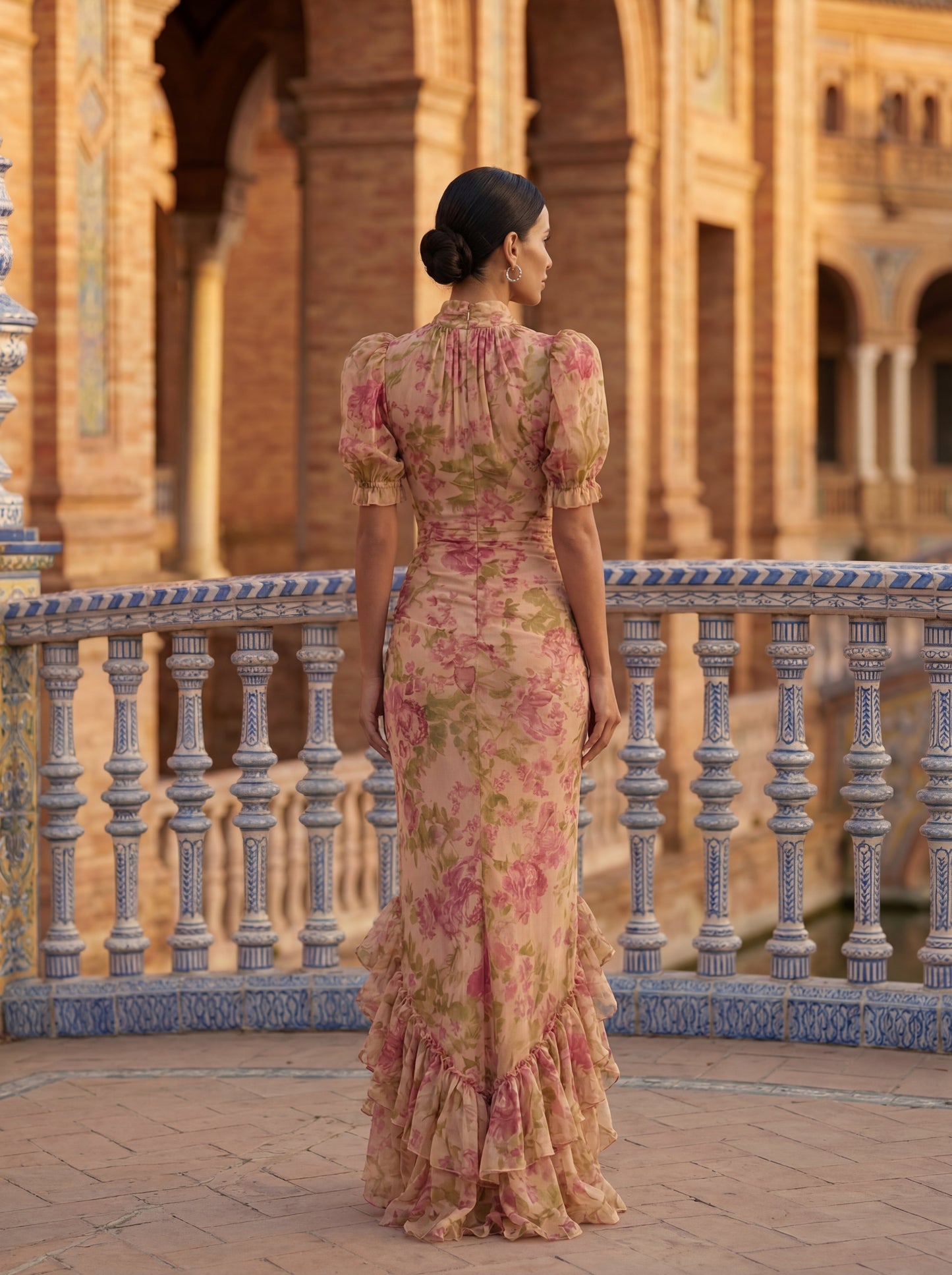 Van Elst Mode® | Elegante stralende dames jurk