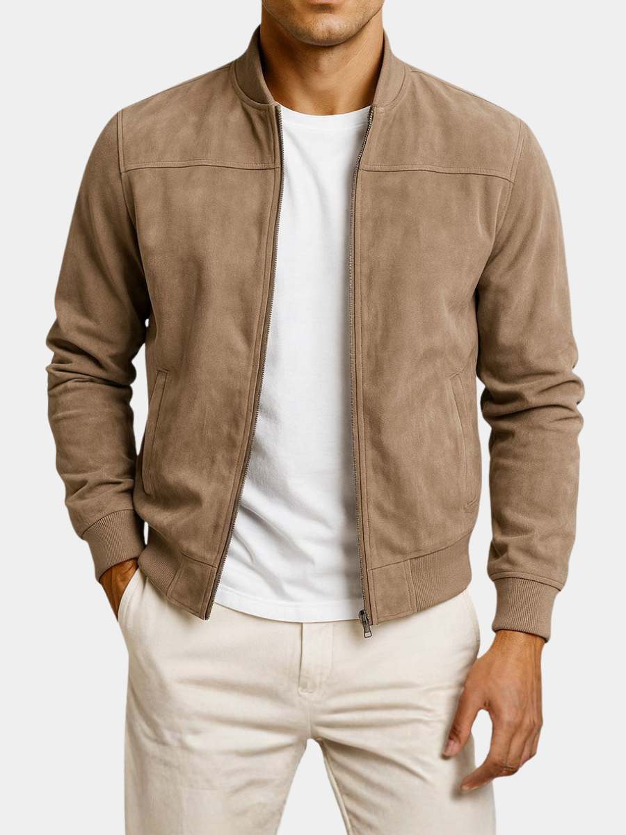 Van Elst Mode® | Comfortabele suèdejas voor heren