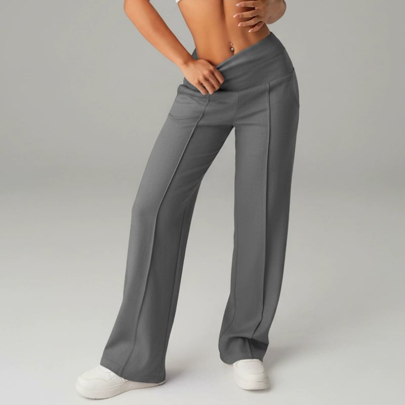 Van Elst Mode® | Casual Hoge Taille Wijde Broek